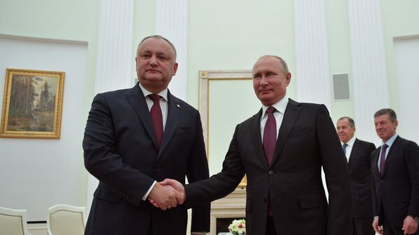 Президент РФ Владимир Путин и президент Молдавии Игорь Додон Президент РФ Владимир Путин и президент Молдавии Игорь Додон