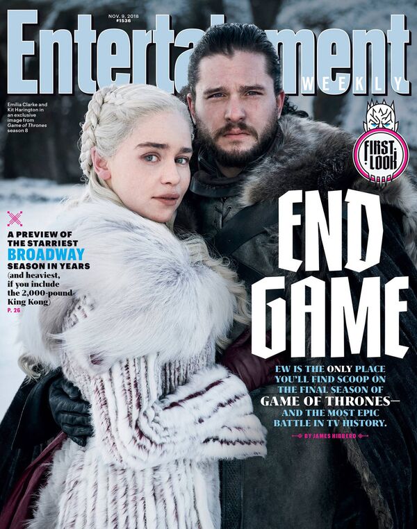 Первое официальное фото 8 сезона сериала HBO Игра престолов на обложке Entertainment Weekly Первое официальное фото 8 сезона сериала HBO Игра престолов на обложке Entertainment Weekly