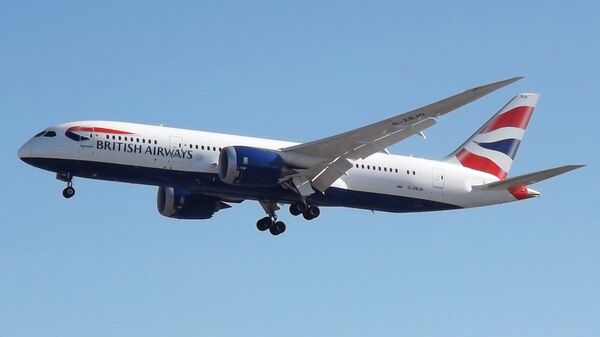 Самолет Boeing 787 авиакомпании British Airways Самолет Boeing 787 авиакомпании British Airways