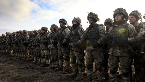 Украинские военнослужащие. Архивное фото Украинские военнослужащие. Архивное фото
