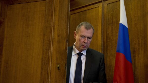 Постоянный представитель России при Организации Объединенных Наций по запрещению химического оружия Александр Шульгин Постоянный представитель России при Организации Объединенных Наций по запрещению химического оружия Александр Шульгин