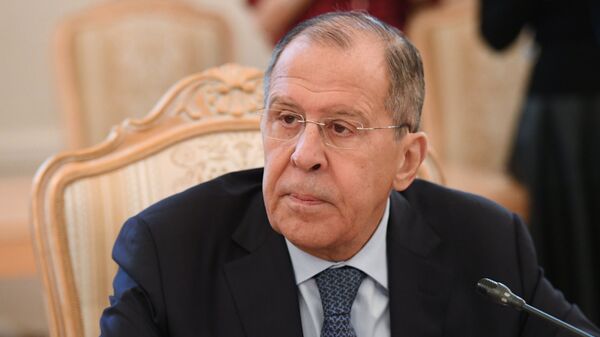 Министр иностранных дел России Сергей Лавров Министр иностранных дел России Сергей Лавров
