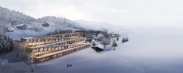 Проект отеля Audemars Piguet Hôtel des Horlogers в Швейцарии, победивший в категории Leisure Led Development Future Project на Всемирном фестивале архитектуры Проект отеля Audemars Piguet Hôtel des Horlogers в Швейцарии, победивший в категории Leisure Led Development Future Project на Всемирном фестивале архитектуры