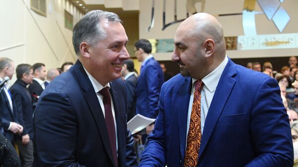 Президент Олимпийского комитета России Станислав Поздняков (слева) Президент Олимпийского комитета России Станислав Поздняков (слева)