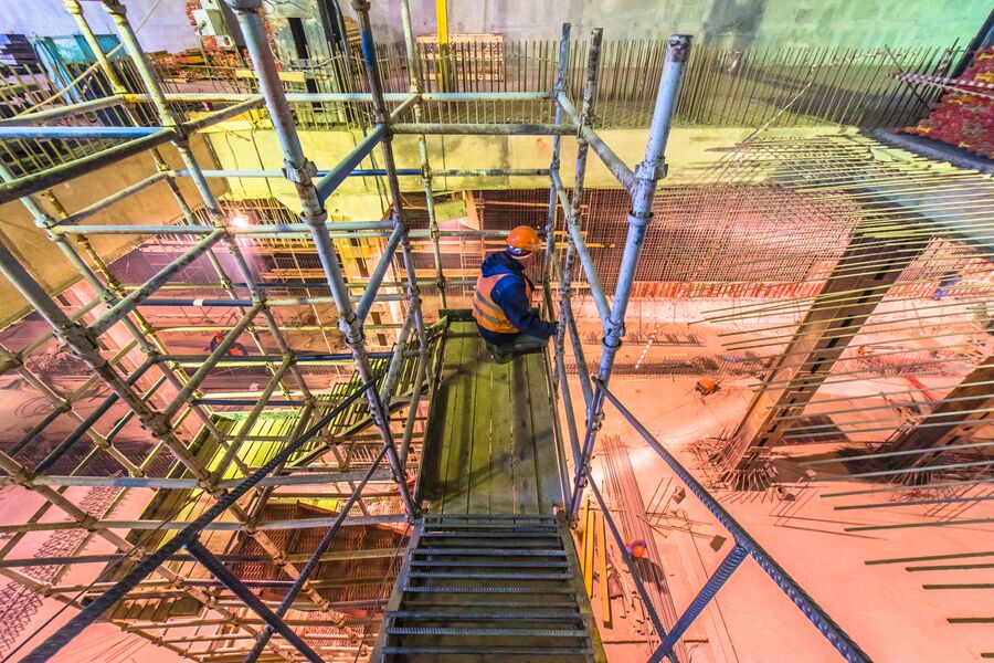 Строительство станции БКЛ Нижегородская Строительство станции БКЛ Нижегородская