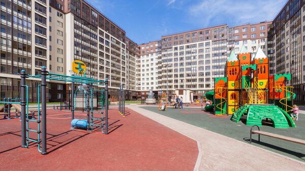 Детская площадка ЖК Солнечный город Детская площадка ЖК Солнечный город