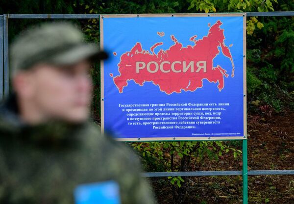 Российский военнослужащий во время учений Восток-2018 Российский военнослужащий во время учений Восток-2018