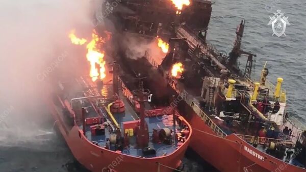 Пожар на газовых танкерах в Черном море Пожар на газовых танкерах в Черном море