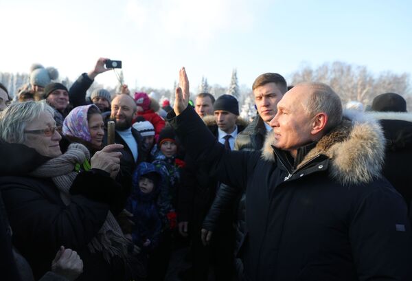 Президент РФ Владимир Путин принимает участие в мероприятиях в честь 75-летия освобождения Ленинграда от фашистской блокады