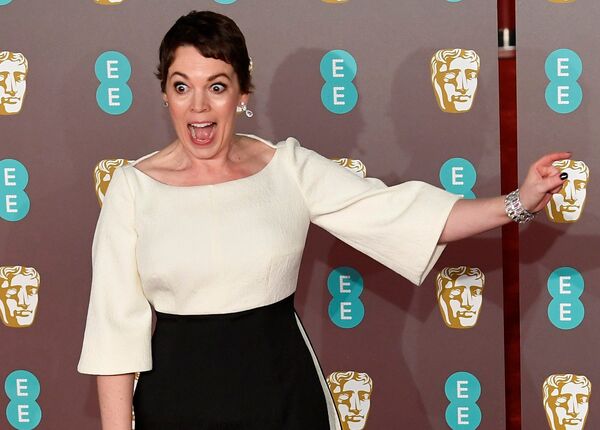 Оливия Колман на церемонии вручения премии BAFTA в Лондоне Оливия Колман на церемонии вручения премии BAFTA в Лондоне