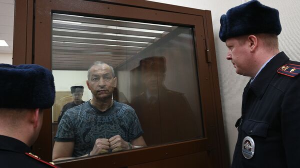 Бывший глава Серпуховского района Подмосковья Александр Шестун в суде 