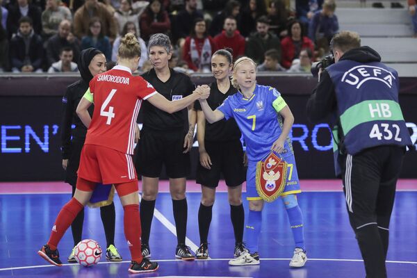 Матч за третье место чемпионата Европы по мини-футболу между сборными России и Украины Матч за третье место чемпионата Европы по мини-футболу между сборными России и Украины