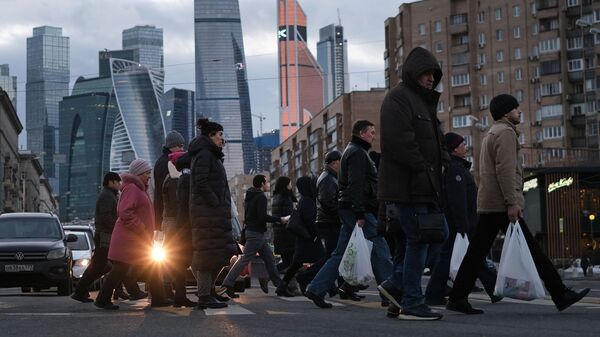 Пешеходный переход в Москве