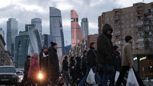 Пешеходный переход на Большой Дорогомиловской улице в Москве