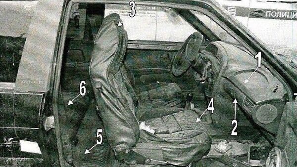 В машине обнаружили следы крови В машине обнаружили следы крови