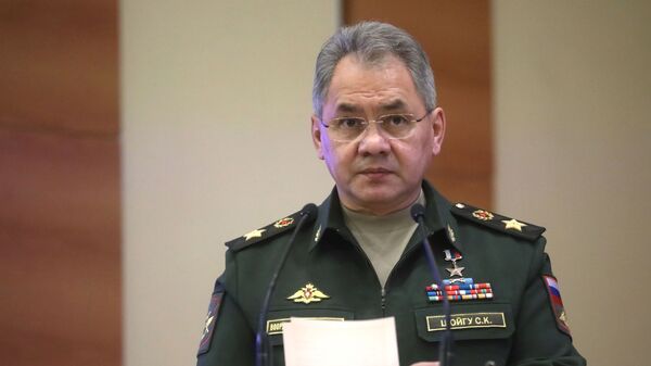 Министр обороны РФ Сергей Шойгу выступает на расширенном заседании комитета Государственной Думы РФ по обороне Министр обороны РФ Сергей Шойгу выступает на расширенном заседании комитета Государственной Думы РФ по обороне