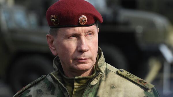 Директор Федеральной службы войск национальной гвардии - главнокомандующий войсками национальной гвардии РФ Виктор Золотов Директор Федеральной службы войск национальной гвардии - главнокомандующий войсками национальной гвардии РФ Виктор Золотов