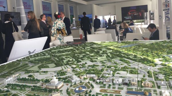 Стенд Москвы на выставке MIPIM 2019 в Каннах Стенд Москвы на выставке MIPIM 2019 в Каннах