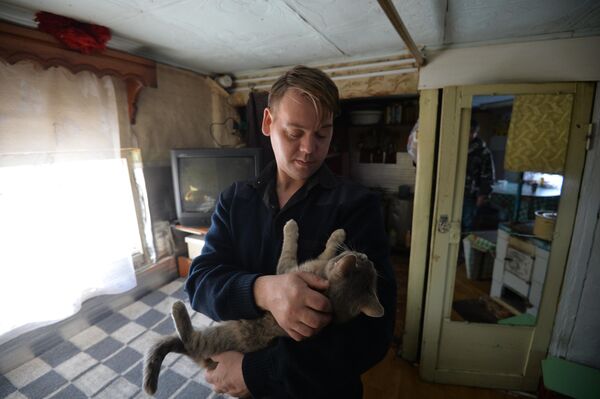 Анатолий Барышев в поселке Винзили, Тюменская область Анатолий Барышев в поселке Винзили, Тюменская область