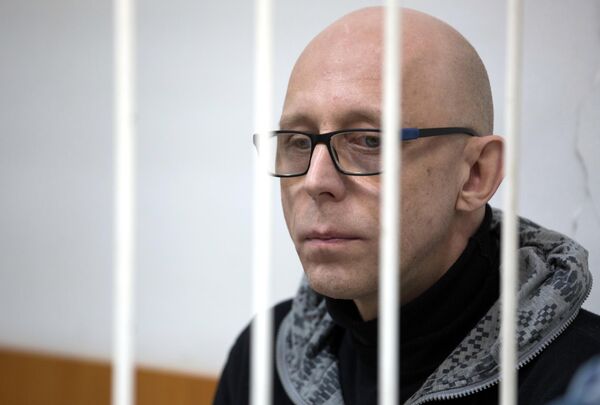 Бывший заместитель директора компании Парк-отель Сямозеро Вадим Виноградов на заседании Петрозаводского городского суда Бывший заместитель директора компании Парк-отель Сямозеро Вадим Виноградов на заседании Петрозаводского городского суда