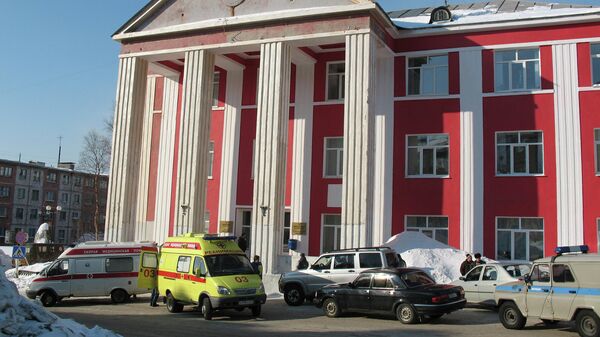 Здание администрации города Кировска Мурманской области, где в служебном кабинете были застрелены мэр города Илья Кельманзон и директор МУЭП Кировское ЖКУ Сергей Максимов