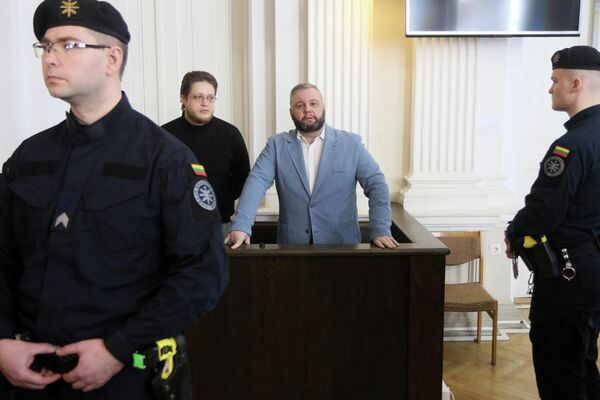 Юрий Мель во время судебного заседания в Вильнюсе. 27 марта 2019 Юрий Мель во время судебного заседания в Вильнюсе. 27 марта 2019