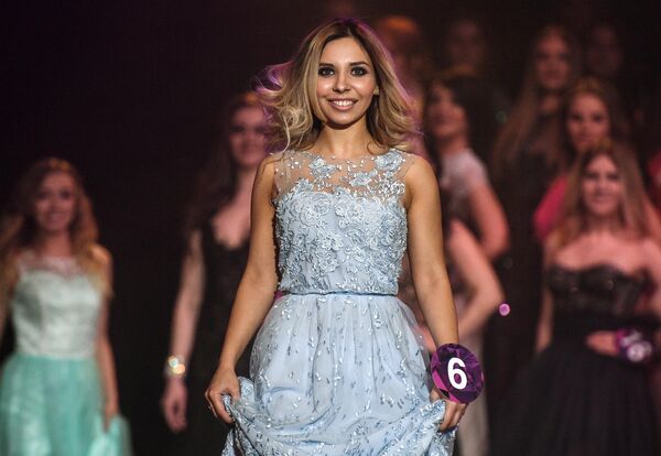 Мария Мисник во время выступления в финале конкурса красоты Miss International Mini 2019 Мария Мисник во время выступления в финале конкурса красоты Miss International Mini 2019