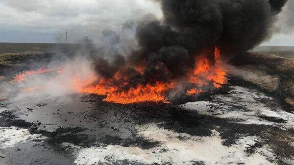 Пожар в Ставрополье