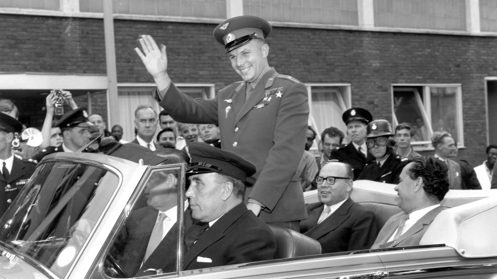 Визит Гагарина в Великобританию в 1961.Роллс Ройс