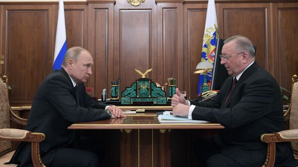 Владимир Путин и председатель правления и президент ПАО Транснефть Николай Токарев Владимир Путин и председатель правления и президент ПАО Транснефть Николай Токарев