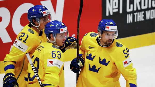 Хоккеисты сборной Швеции