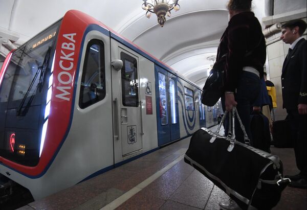 Поезд Москва Московского метро Поезд Москва Московского метро