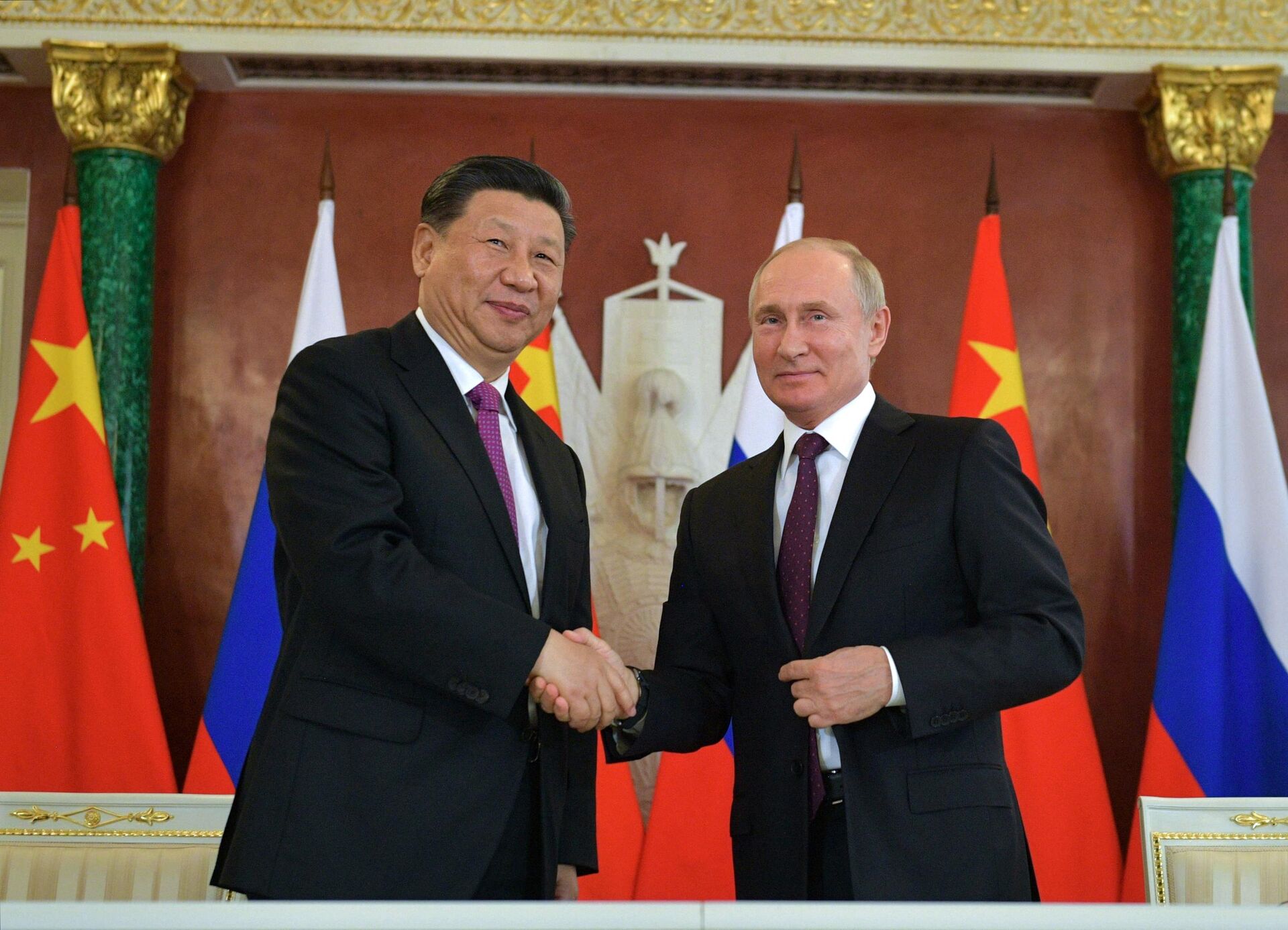 президент россии и китая