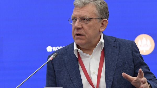 Председатель Счетной палаты РФ Алексей Кудрин на ПМЭФ-2019