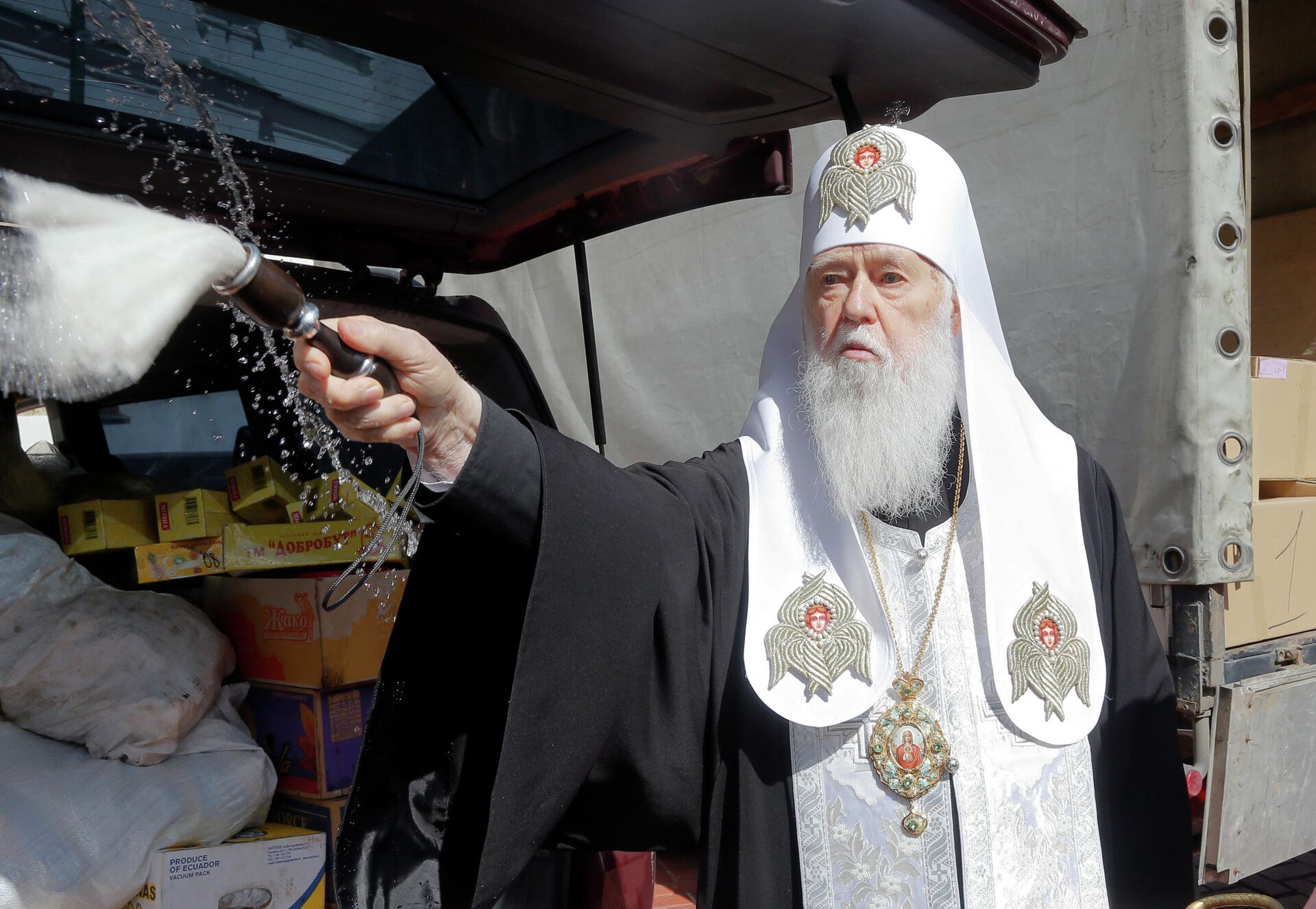 Патриарх Киевский и всея Руси-Украины Филарет Патриарх Киевский и всея Руси-Украины Филарет - РИА Новости, 1920, 26.10.2020