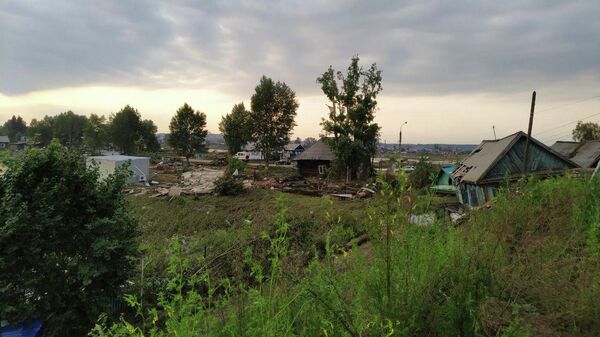 Последствия наводнения в Тулунском районе Иркутской области
