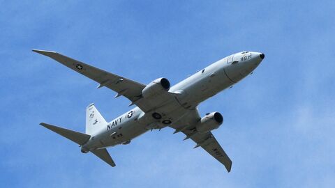 Самолет Boeing P-8 Poseidon военно-морских сил США во время учения стран НАТО Sea Breeze-2019 в Николаевской области Самолет Boeing P-8 Poseidon военно-морских сил США во время учения стран НАТО Sea Breeze-2019 в Николаевской области