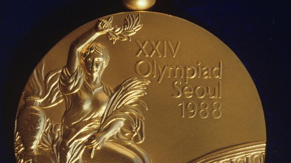Золотая медаль XXIV Летних Олимпийских игр в Сеуле. Золотая медаль XXIV Летних Олимпийских игр в Сеуле.