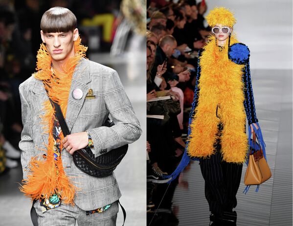 Показ коллекций одежды сезона Осень-Зима 2019/2020 Versace в Милане и Loewe в Париже Показ коллекций одежды сезона Осень-Зима 2019/2020 Versace в Милане и Loewe в Париже