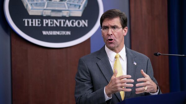 Министр обороны США Марк Эспер Министр обороны США Марк Эспер