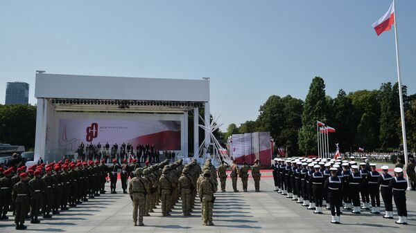 Торжественная церемония по случаю 80-й годовщины начала Второй мировой войны в Варшаве Торжественная церемония по случаю 80-й годовщины начала Второй мировой войны в Варшаве