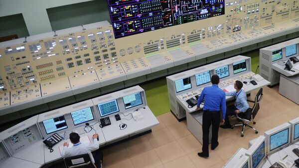 Полная копия щита управления энергоблока БН-800 в учебно-тренировочном центре Белоярской АЭС Полная копия щита управления энергоблока БН-800 в учебно-тренировочном центре Белоярской АЭС