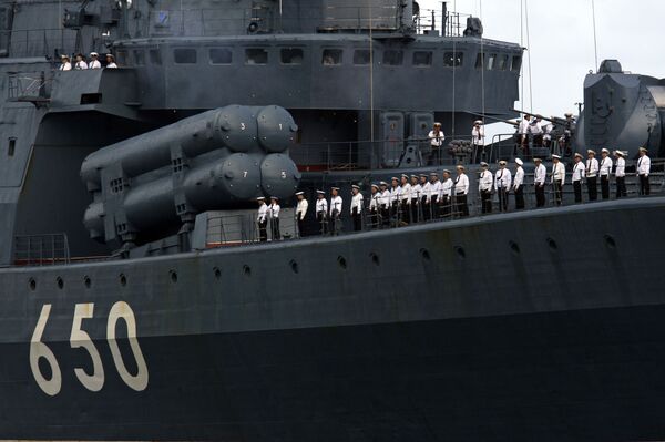 Российские боевые корабли прибыли с визитом в Венесуэлу Российские боевые корабли прибыли с визитом в Венесуэлу