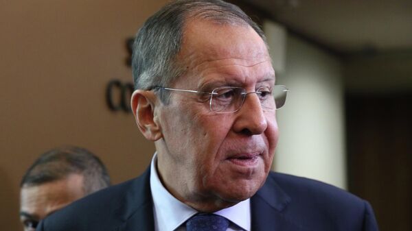 Министр иностранных дел РФ Сергей Лавров во время 74-й сессии Генеральной Ассамблеи ООН Министр иностранных дел РФ Сергей Лавров во время 74-й сессии Генеральной Ассамблеи ООН
