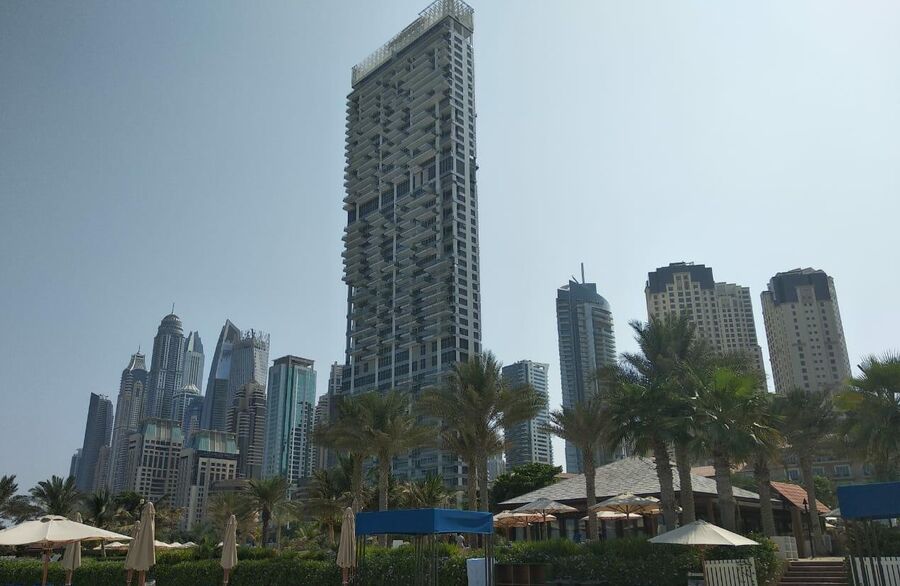 Пляж Отеля Ritz-Carlton Dubai Пляж Отеля Ritz-Carlton Dubai