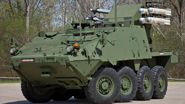 Бронемашина Stryker MSL Бронемашина Stryker MSL