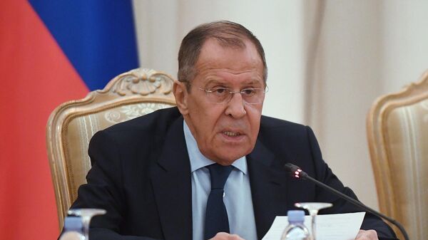 Министр иностранных дел РФ Сергей Лавров во время совместного заседания коллегий МИД РФ и Белоруссии. 18 ноября 2019 Министр иностранных дел РФ Сергей Лавров во время совместного заседания коллегий МИД РФ и Белоруссии. 18 ноября 2019