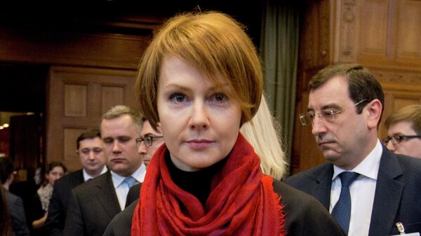 Замглавы МИД Украины Алена Зеркаль Замглавы МИД Украины Алена Зеркаль