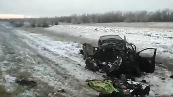 Опубликовано видео с места смертельного ДТП в Оренбургской области Опубликовано видео с места смертельного ДТП в Оренбургской области
