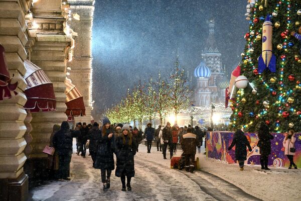 Новогоднее оформление Москвы Новогоднее оформление Москвы